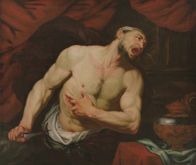 La muerte de Cato de Útica de Giambattista Langetti